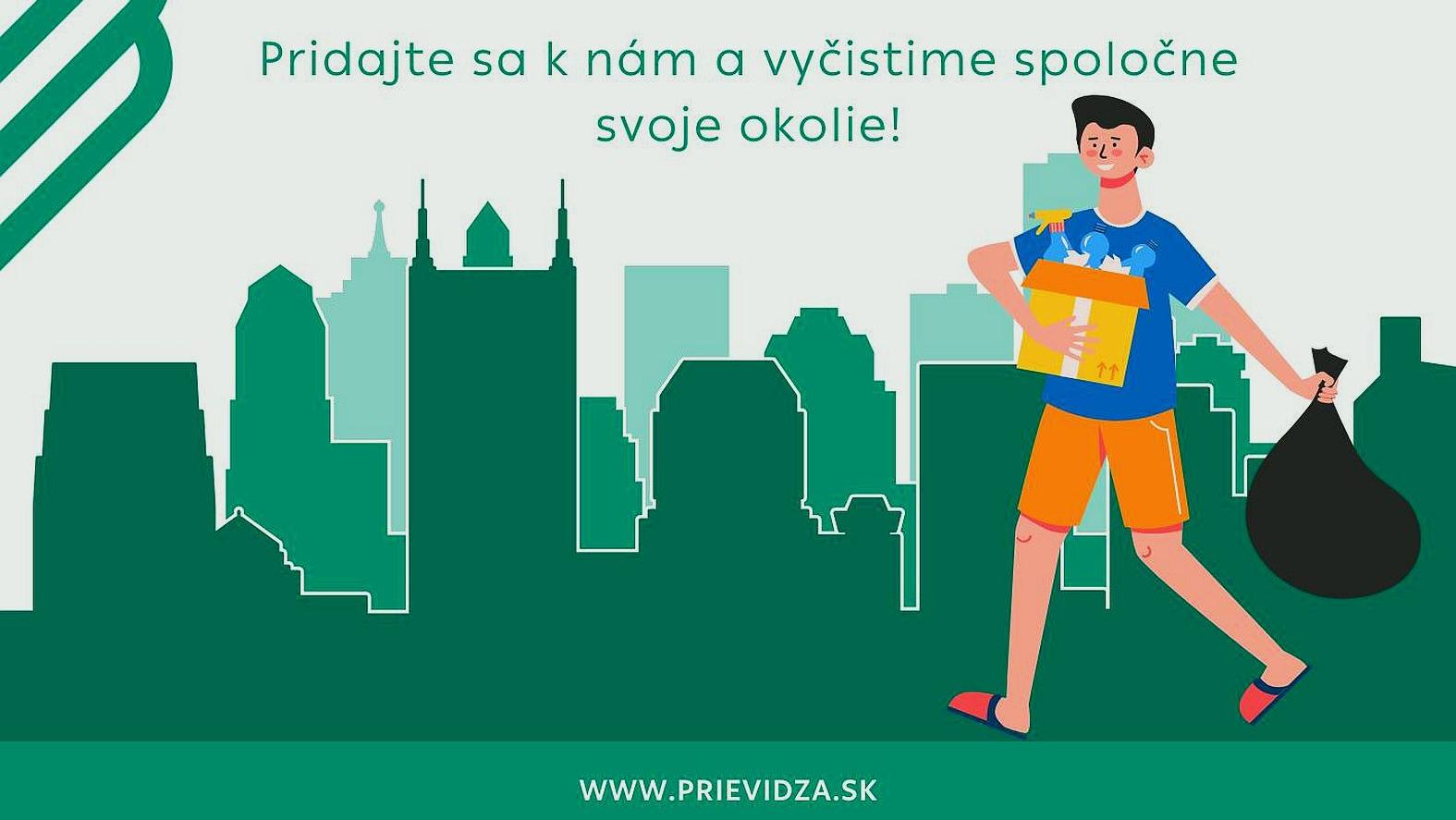 Mesto Prievidza pozýva svojich obyvateľov na jarné upratovanie