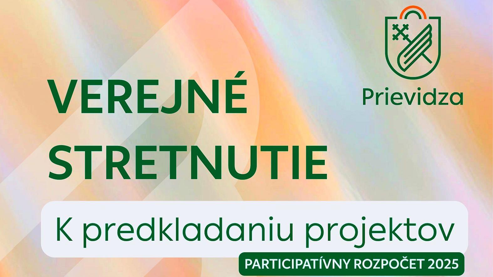 Mesto Prievidza spúšťa participatívny rozpočet 2025/2026