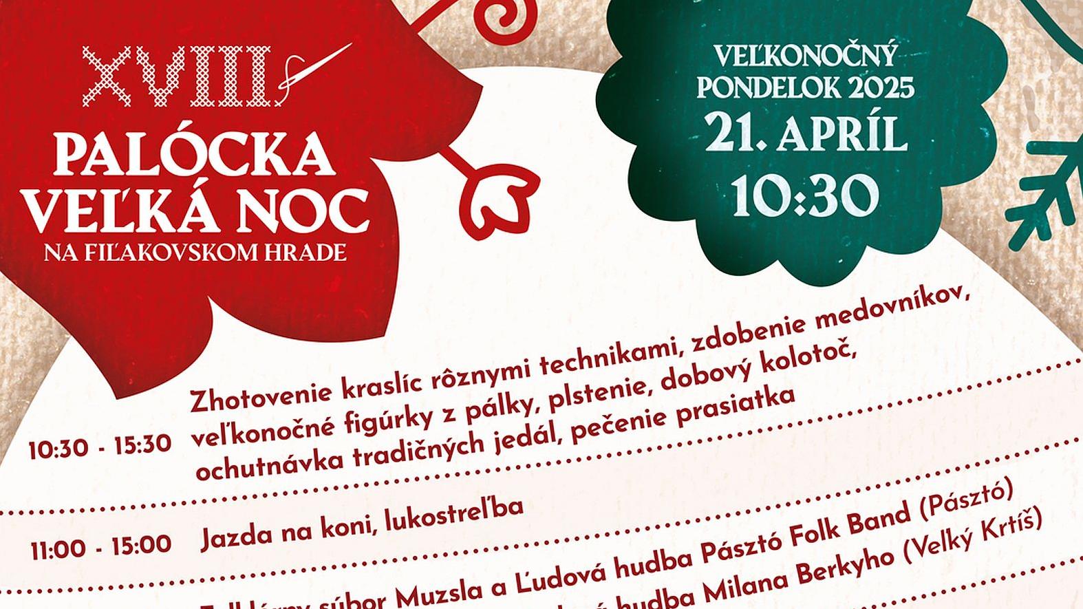 XVIII. Palócka Veľká noc na Fiľakovskom hrade