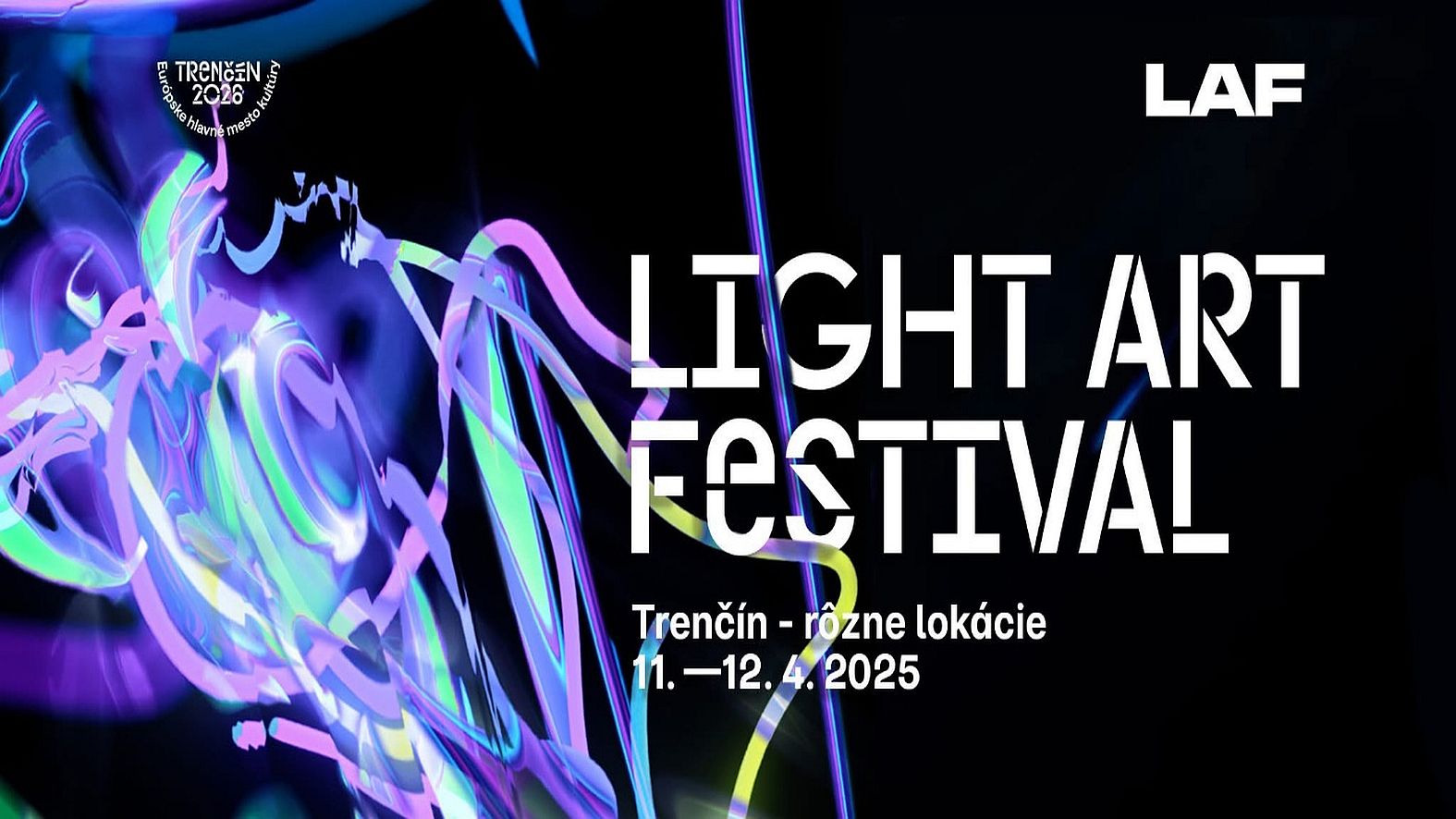 Prvý ročník Light Art Festivalu premení Trenčín na veľkú svetelnú galériu