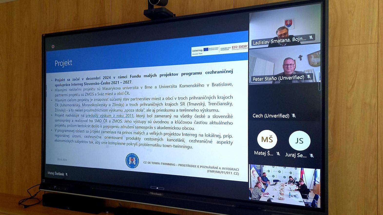 Spoločné zasadnutie sekcie zahraničných vzťahov a sekcie cezhraničnej spolupráce