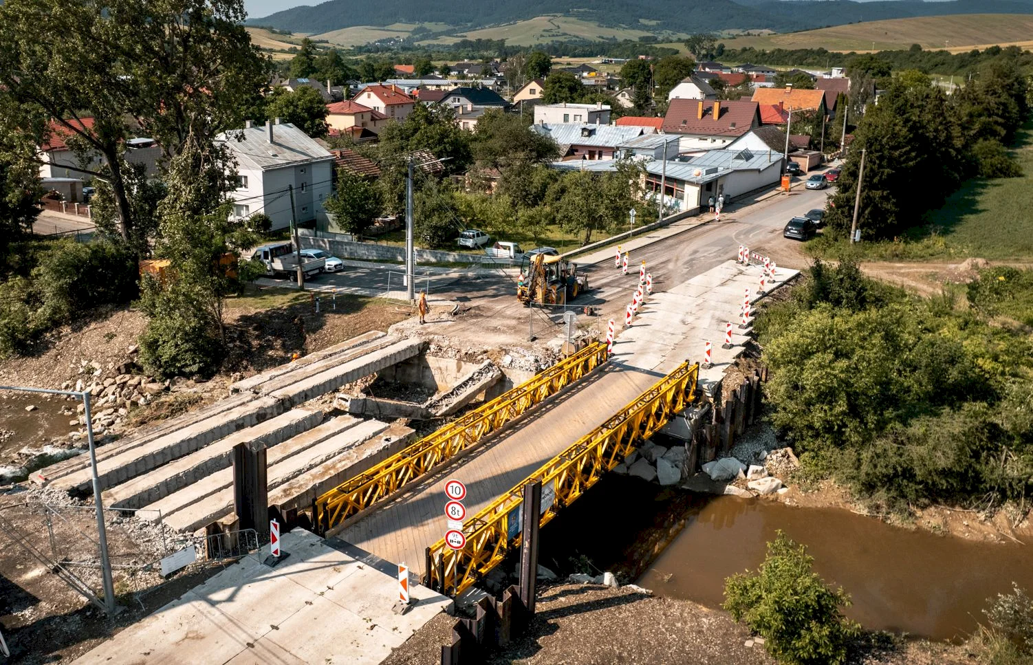 Krajskí cestári využívajú pri rekonštrukciách mostov vojenskú legendu Bailey bridge