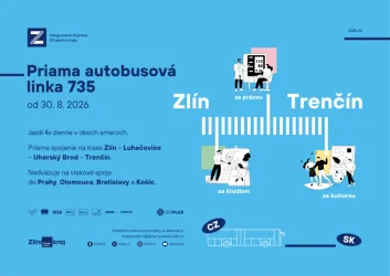 Krajské mestá Trenčín a Zlín prepojí nová medzinárodná autobusová linka