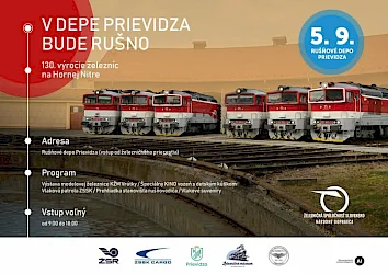 V depe Prievidza bude rušno: Podujatie pripomenie 130 rokov železníc na Hornej Nitre