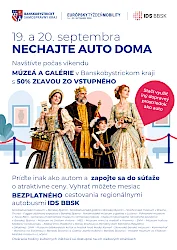 Európsky týždeň mobility v BBSK: Za kultúrou bez auta, s polovičnou zľavou a šancou cestovať mesiac zadarmo