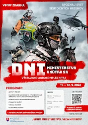 Dni Ministerstva vnútra SR už tento piatok a sobotu na výstavisku Agrokomplex v Nitre