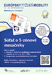 Košický a Prešovský kraj podporia počas Európskeho týždňa mobility dostupnejšiu verejnú dopravu
