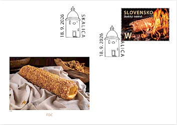 Skalický trdelník vonia z poštovej známky: Výnimočná emisia pripomína sladký symbol Záhoria