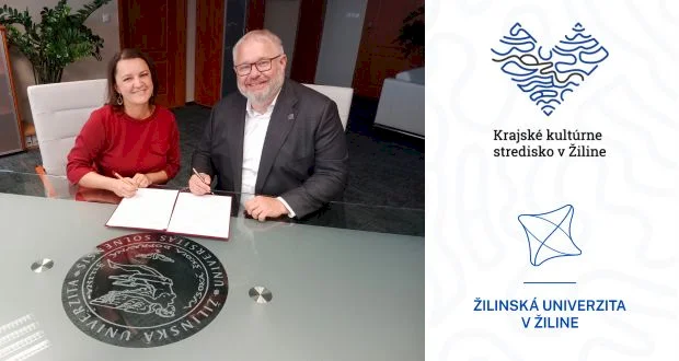 Riaditeľka KrKS v Žiline PhDr. Júlia Marcinová, PhD. a rektor UNIZA prof. Ing. Branislav Hadzima, PhD.
Autor: M. Somr